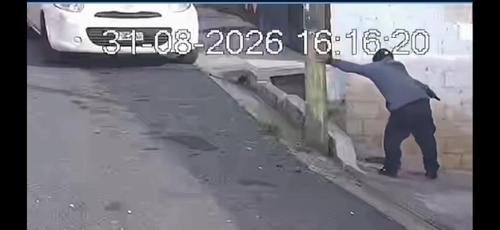 Dicho ataque quedó documentado por medio de cámaras municipales. (Foto: PNC)