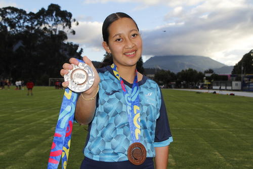 Es quetzalteca y asegura amar este deporte. (Foto: Gustavo Rodas/Colaborador)