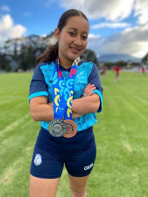 Entrena en el Complejo Deportivo de la zona 3 de Xela. (Foto: Gustavo Rodas/Colaborador)