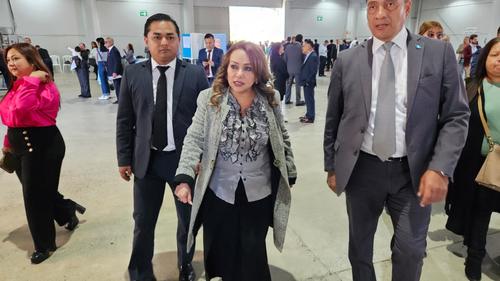 La magistrada del TSE, Irma Palencia, en la elección del CANG. (Foto: Estuardo Paredes/Nuestro Diario)