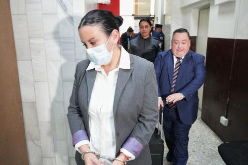 María Teresa Gudiel, acusada en el caso Claudina. (Foto: Soy502/archivo)