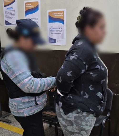 Alias "La Gorda" deberá enfrentar la justicia. (Foto: PNC)