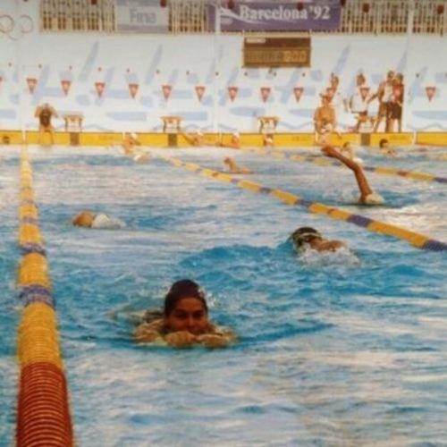 Blanca comenzó a nadar por diversión en su ciudad natal y luego empezó a competir. (Foto: FC Blanca Morales)