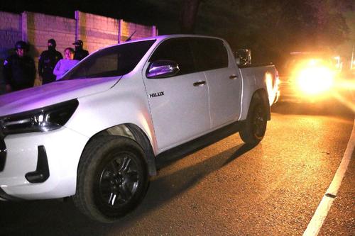 El dinero en efectivo lo transportaba en un picop Toyota Hilux 2024. (Foto: MP)