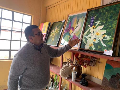 Las creaciones de los estudiantes están en exhibición en la academia. (Foto: Irma Tzi/Colaboradora)