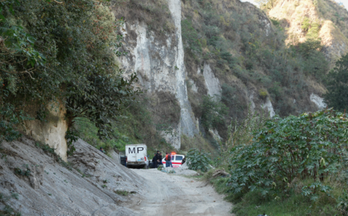 Encontraron el cuerpo atado de pies y manos. (Foto: Wilder López/Soy502)