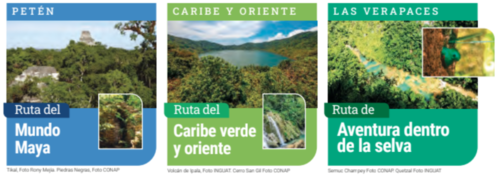 Rutas de Petén, Caribe y Oriente así como Las Verapaces. (Foto: Guía Viaje por las Áreas Protegidas de Guatemala/Soy502)