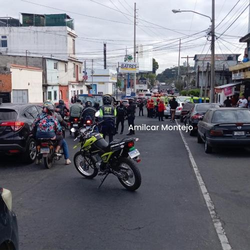 Autoridades del tránsito recomiendan utilizar vías alternas. (Foto: Amilcar Montejo)