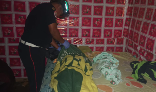 Los cuerpos de Cristian Amaniel Sun Sis y un recién nacido fueron hallados en una cama. (Foto: Irma Tzi/Colaboradora)