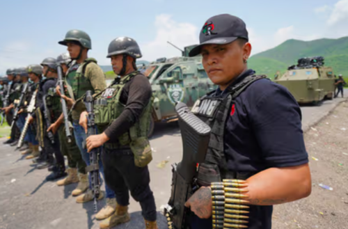 Integrantes del CJNG. (Foto: redes sociales)