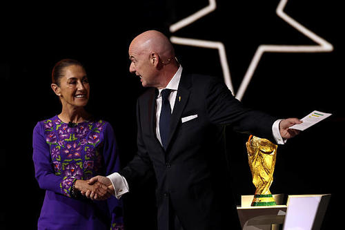 Sheinbaum descartó riesgos para los aficionados que visiten Guadalajara, una de las tres sedes mundialistas en México. (Foto: Getty Images)