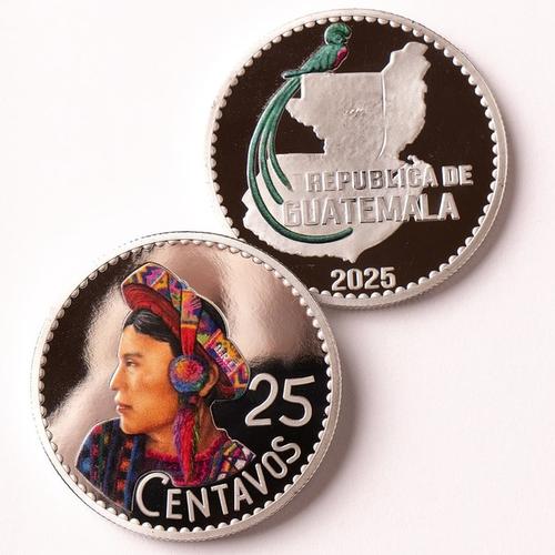 Moneda conmemorativa lanzada en 2025 con motivo de los 65 años de que Concepción Ramírez fue elegida como modelo para la moneda nacional. (Foto: Redes Sociales)
