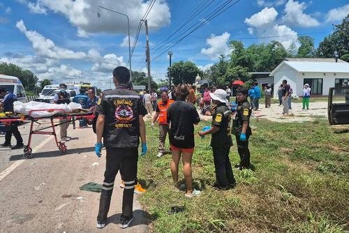 Los accidentes de tránsito mortales son frecuentes en Tailandia por el incumplimiento de las normas de circulación, indicaron las autoridades tailandesas. (Vía: AFP)