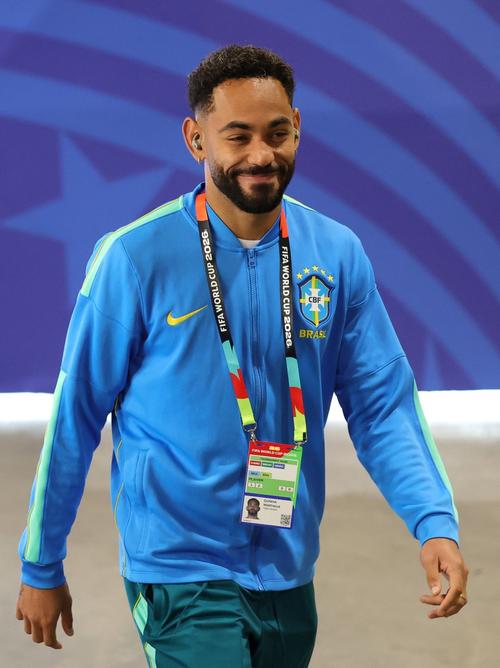 El atacante Matheus Cunha acumula un 86% de efectividad en los pases realizados. Suma, además, 4 centros y 8 intentos de ruptura de líneas. (Foto: AFP)