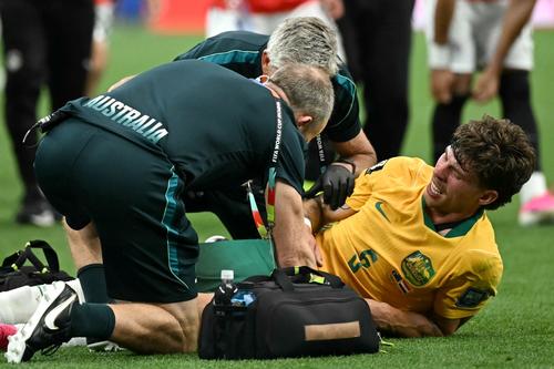Jordan Bos fue el jugador australiano con más sprints en United 2026, con 223 en total. (Foto: AFP)