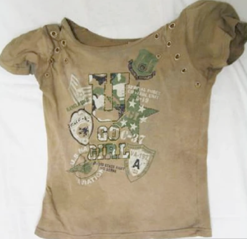 Esta es la blusa que vestía la menor de edad al momento de su muerte. (Foto: Moxxy)