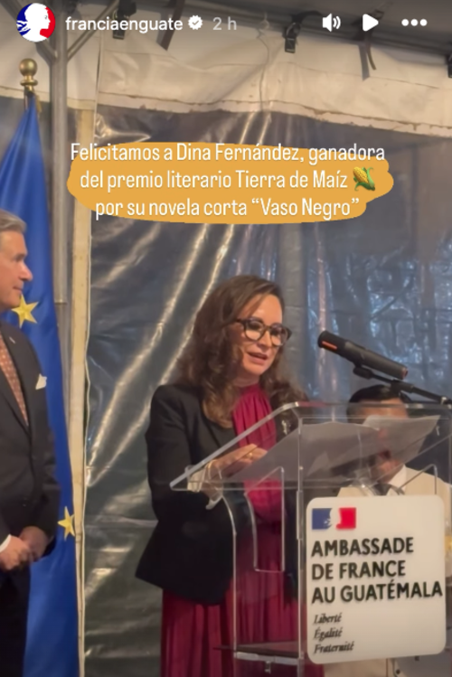 Dina Fernández, periodista, escritora, Tierra de maíz, premio 2