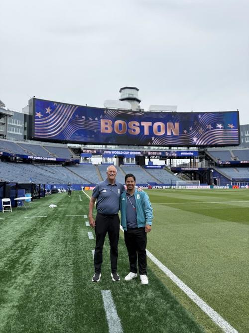 Luis conoció varias de las sedes de la Copa del Mundo. Una de ellas fue Boston. (Foto: Rudy Martínez)
