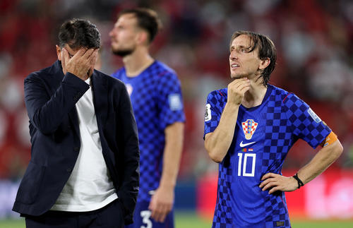 Dalic y Modric fueron artífices de la era dorada de la selección ajedrezada. (Foto: AFP)