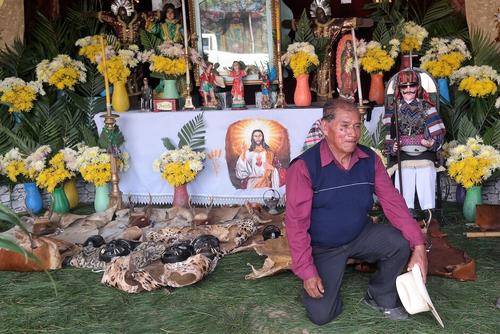 Patzuneros reviven tradición de bendición de máscaras de venados. (Foto: Carlos Sotz/Colaborador)