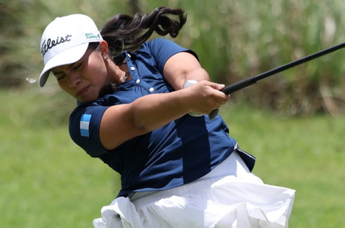 Daniela Hernández, se ubica en la primera posición de la tabla general de Damas, en la clasificación amateur. (Foto: Asogolf)