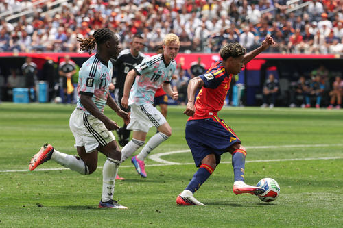 El joven extremo volvió a ser determinante en el partido contra Bélgica. (Foto: AFP)