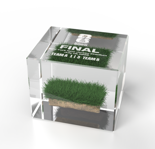 El césped del estadio de Nueva York/Nueva Jersey utilizado para el Mundial 2026 es híbrido o "natural sobre artificial", es decir que se cultiva un terreno de juego natural en otro lugar y luego se instala sobre la superficie sintética habitual. (Foto: FIFA)