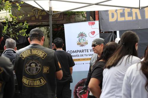 Donación de sangre, Motoristas Guatemala, IGSS, Beer Bikers Guatemala, Iron Horses MC Guatemala, Hospital General de Accidentes Ceibal, Hospital de Gineco Obstetricia, Bancos de sangre, Guatemala, Soy502, 02
