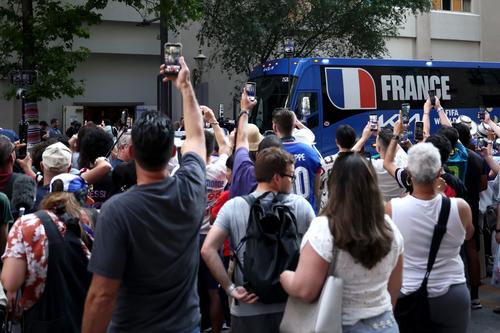 Francia suma 90 recepciones a la espalda de la defensa, 675 entre líneas medias y defensas y 1,096 recepciones bajo presión. (Foto: AFP)