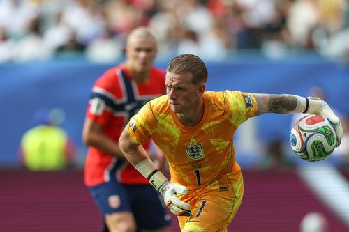 Pickford promedia una velocidad de 3.35 kilómetros por hora y ha recorrido 36148.96 metros previo a la semifinal contra Argentina. (Foto: AFP)