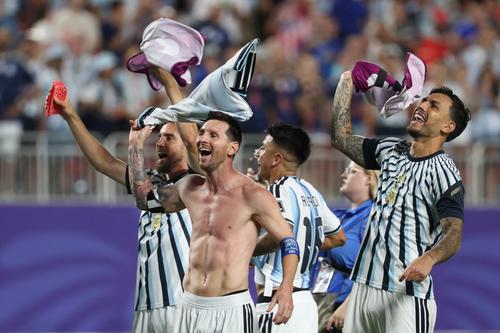 Los dirigidos por Lionel Scaloni han hecho 4,162 pases, con una precisión del 91%. (Foto: AFP)