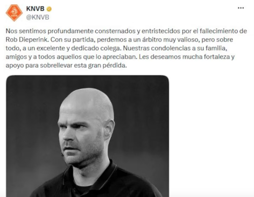 Rob Dieperink, árbitro, Mundial 2026, FIFA, descalificado, fallece, noticias, Guatemala, Soy502