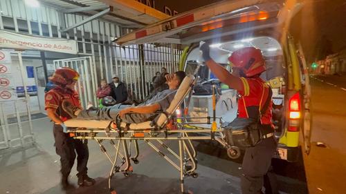 El herido fue identificado como: Santiago Daniel Zúñiga Santos. (Foto: CBM)