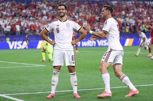 Mikel Merino fue el héroe de la Roja en los duelos ante Portugal y Bélgica. (Foto: AFP)