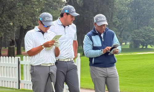 Los jugadores guatemaltecos fueron parte de la elite del golf, que participó en uno de los torneos más importantes de México. (Foto: Asogolf)