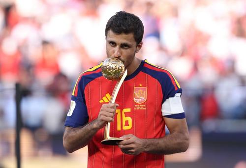 Rodri sumó 819 minutos dentro de la cancha durante la Copa Mundial 2026. (Foto: FIFA)