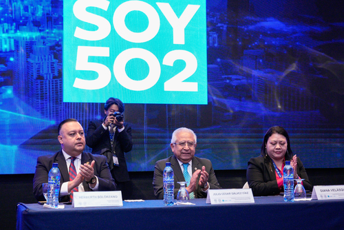 Inauguración del XVI Congreso Regional de Innovación Tecnológica, Banca Digital y ciberseguridad CORETIC 2026. (Foto: Wilder López/Soy502)