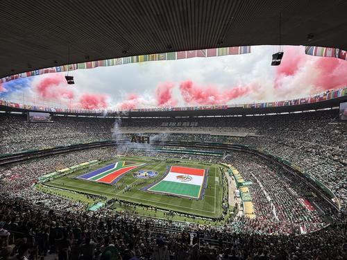 Estuvimos presentes en el partido inaugural en el mítico Estadio Azteca. (Foto: Pedro Mijangos)
