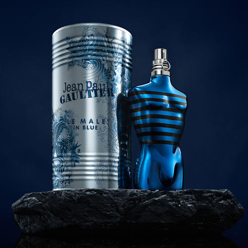 Perfumerías Fetiche, edición limitada, Le Male In Blue Eau de Parfum, fragancia, Jean Paul Gaultier, Guatemala, Soy502