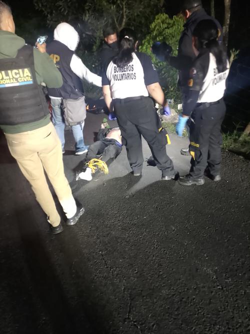 La víctima estaba atada de pies y manos. (Foto: CVB)