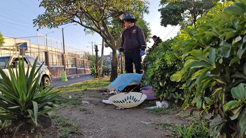 Parte de un cuerpo humano fue encontrado esta mañana en la zona 8. (Foto: CVB)