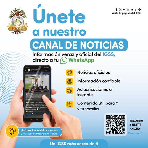 Este nueva herramienta te mantendrá al día. (Foto: IGSS)