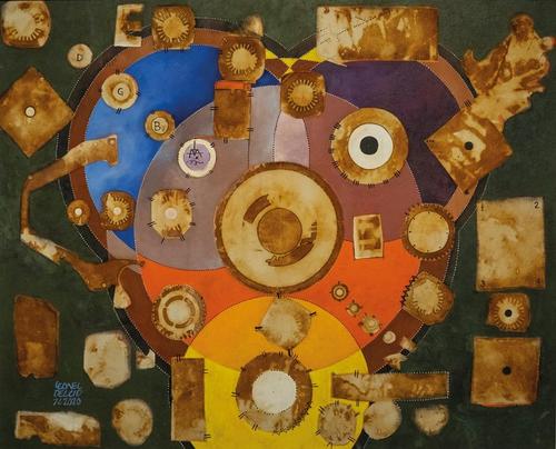 Del Cid es un artista dueño de un sinfín de recursos técnicos: óleo, pastel, acuarela, mixta, lápiz, tinta, fundición en cemento, tallado en madera y grabado en madera y metal. (Foto: Fundación Ron Botrán)