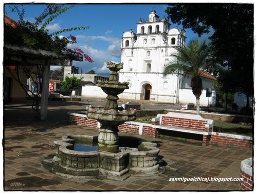El parque central es uno de los lugares más atractivos para visitar en el área. (Foto: sanmiguelchicaj.blogspot.com)
