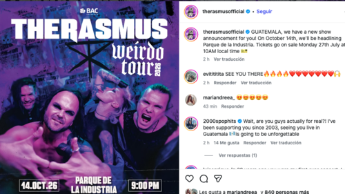 the rasmus concierto guatemala noticias soy502 guatemala 1