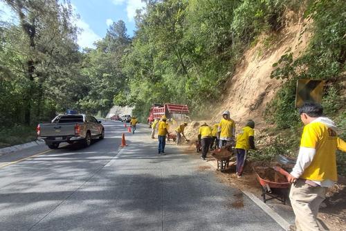 Entre las emergencias atendidas por el CIV se han registrado derrumbes. (Foto: CIV/Soy502)