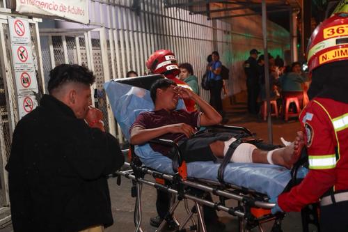 El herido fue ingresado al Hospital General San Juan de Dios con varias heridas provocadas con arma de fuego. (Foto: Oscar Rivas/Colaborador)