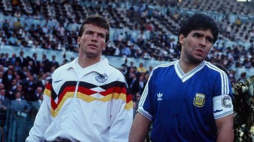 Matthäus y Maradona protagonizaron uno de los duelos más recordados de la final de Italia 1990. (Foto: redes sociales)