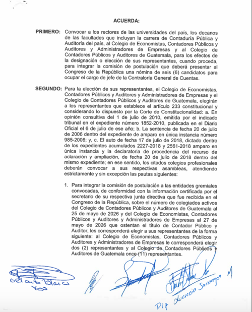Los integrantes revisarán perfiles, méritos y requisitos legales de los candidatos. (Imagen: captura de pantalla)