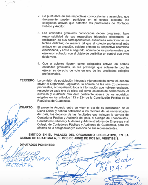 Solo los colegiados activos con título de Contador Público y Auditor podrán votar en ciertas elecciones. (Imagen: captura de pantalla)
